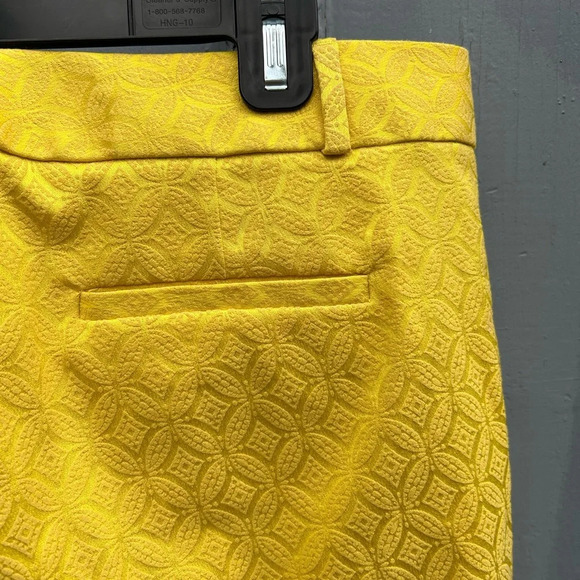 Banana Republic Symona Brocade crop Pants, size 8 - Picture 4 of 10